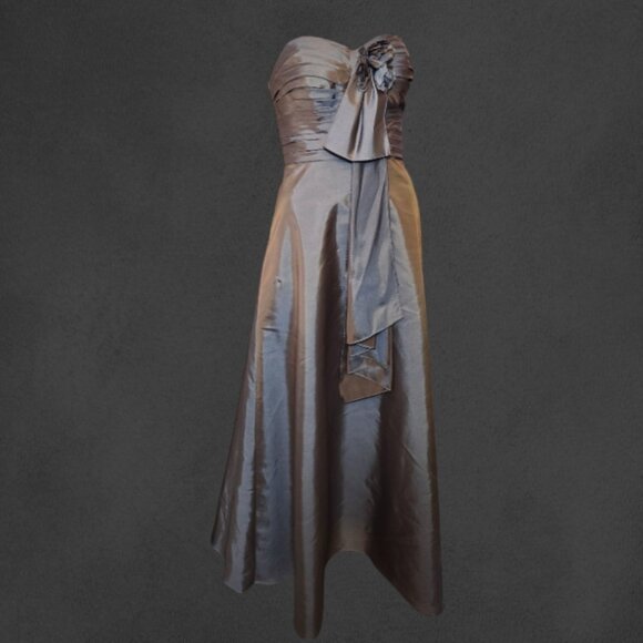 Juniors Vintage MORI LEE By MADELINE GARDNER Bridesmaid Prom Formal sz 7 - Picture 12 of 16